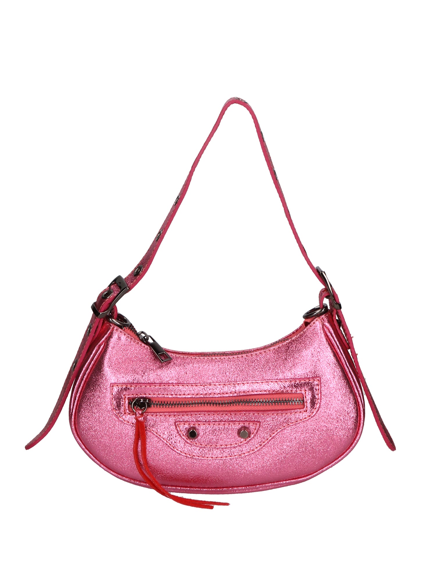 Gloria Borsa a mano da donna Vera pelle 05708L-L025 FUXIA CHIARO Gave Lux