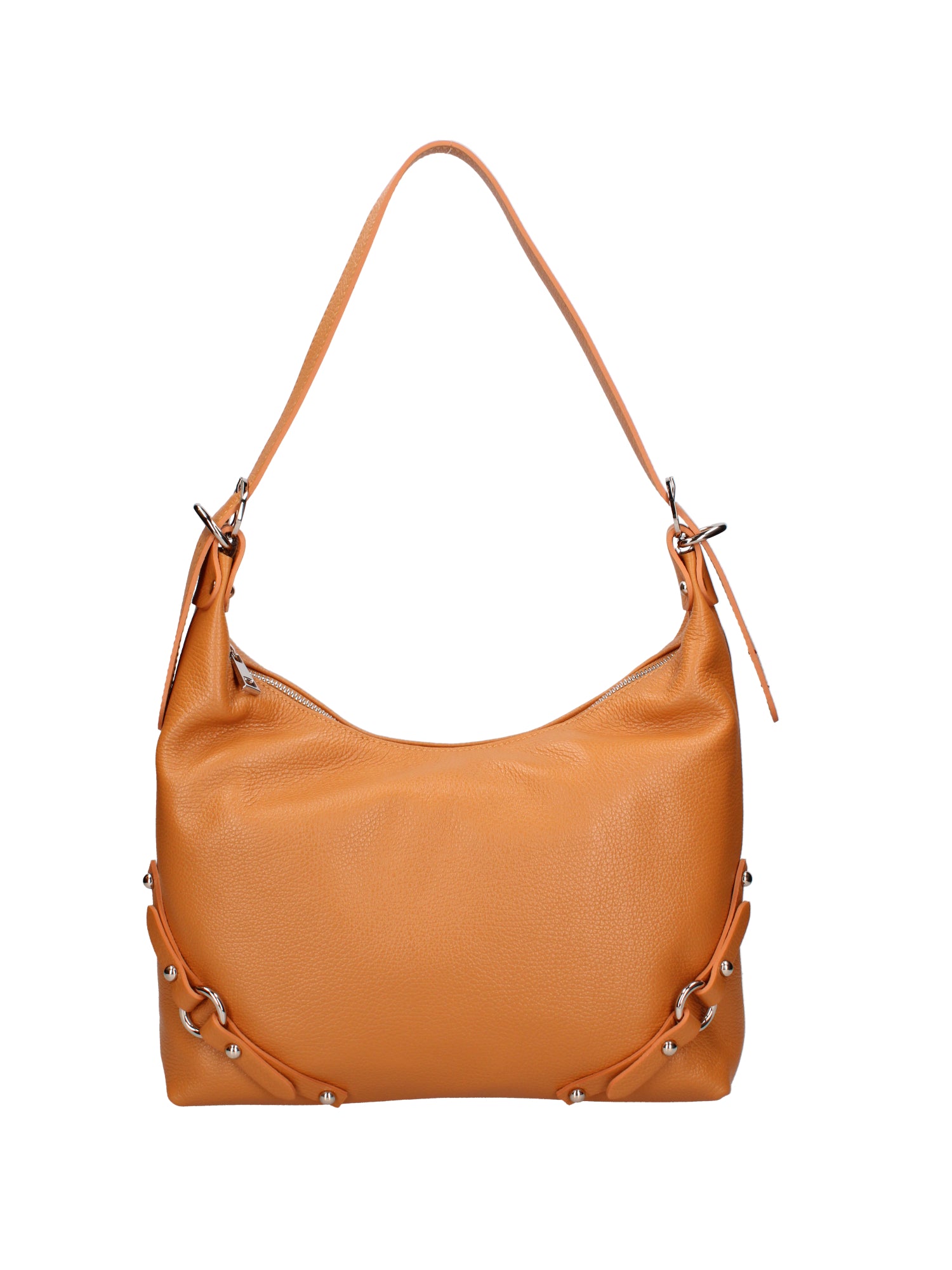 Fiorenza Lux Borsa a spalla da donna Vera pelle 07140-D44 CUOIO Viola Castellani