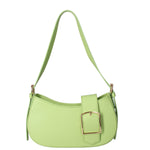 Borsa a spalla da donna 100% vera pelle 07213-L260 PISTACCHIO Roberta Rossi