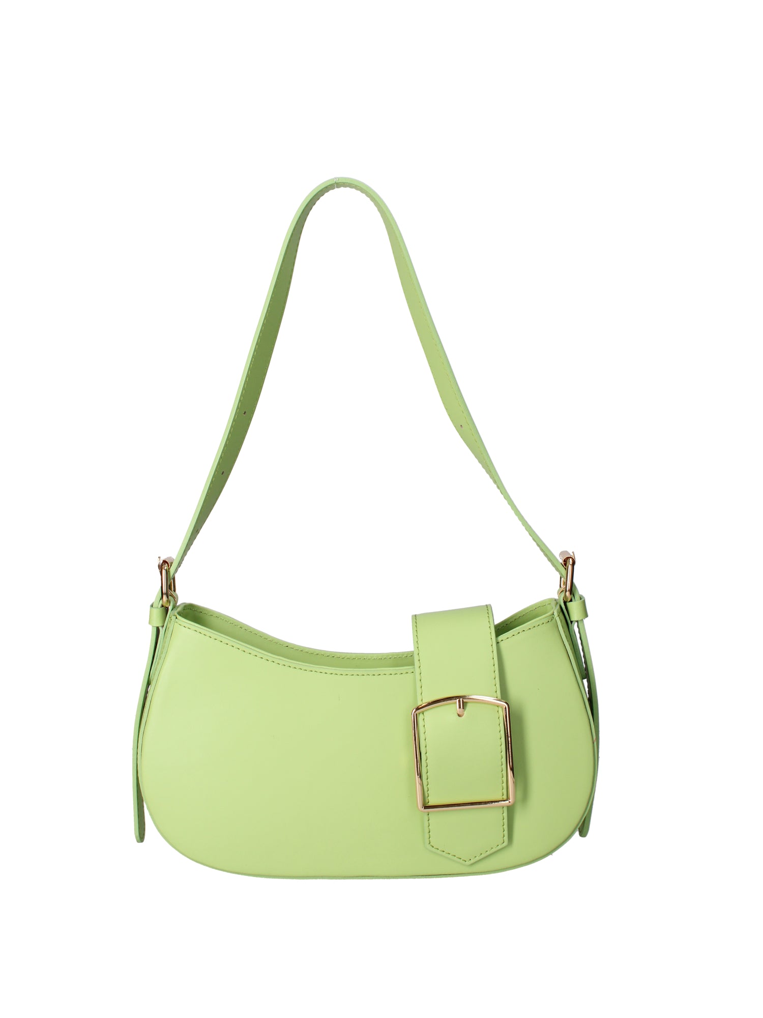 Borsa a spalla da donna 100% vera pelle 07213-L260 PISTACCHIO Roberta Rossi
