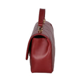 Vita Borsa a spalla da donna Vera pelle 06879-S10 RUBINO Gave Lux