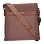 Borsa a tracolla uomo Pelle vegana + Tessuto PCL3068-EARTH Northampton Polo Club
