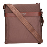 Borsa a tracolla uomo Pelle vegana + Tessuto PCL3068-EARTH Northampton Polo Club