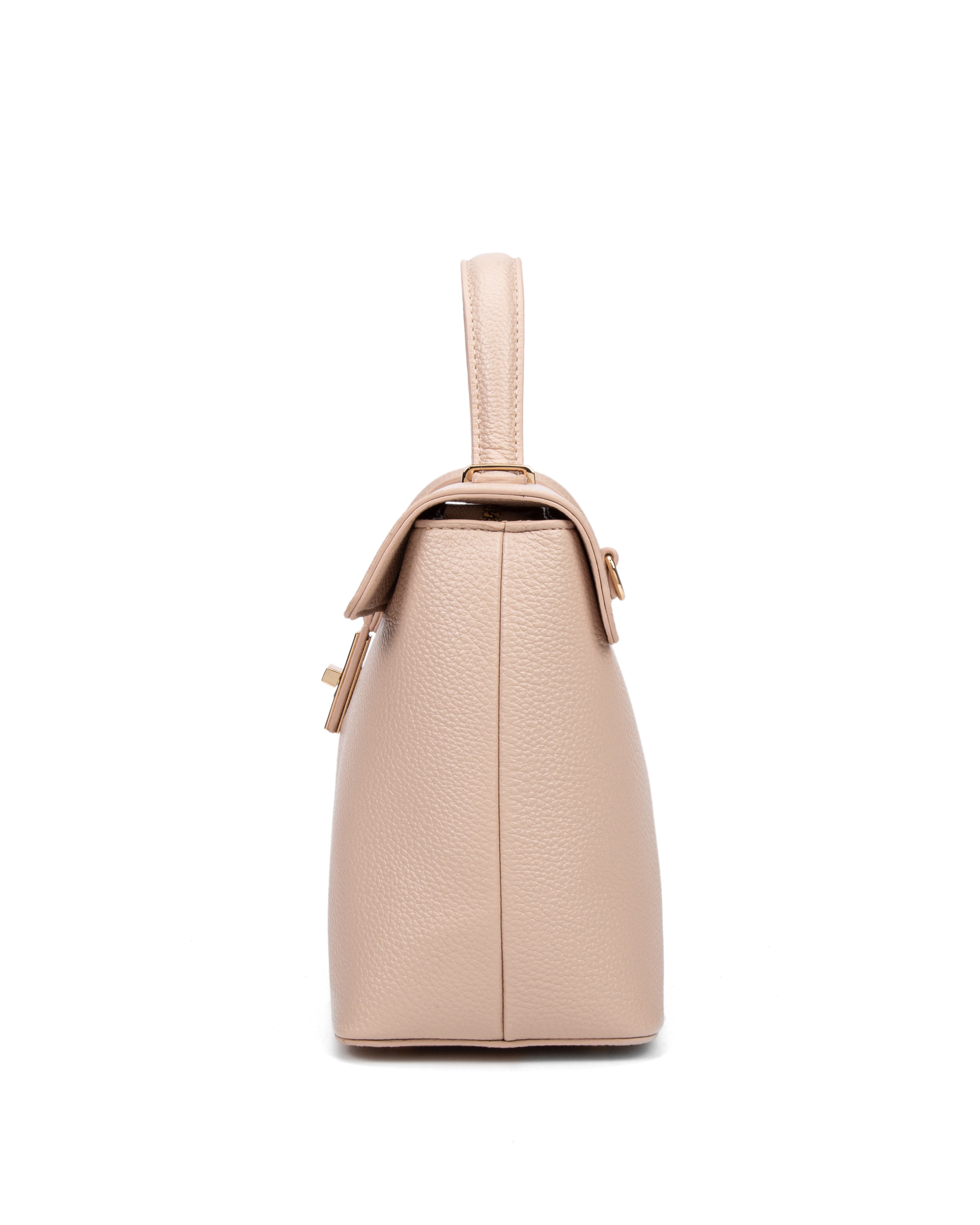 Borsa a mano da donna 100% pelle vegana PU 755-2PT-NUDE Diana&co