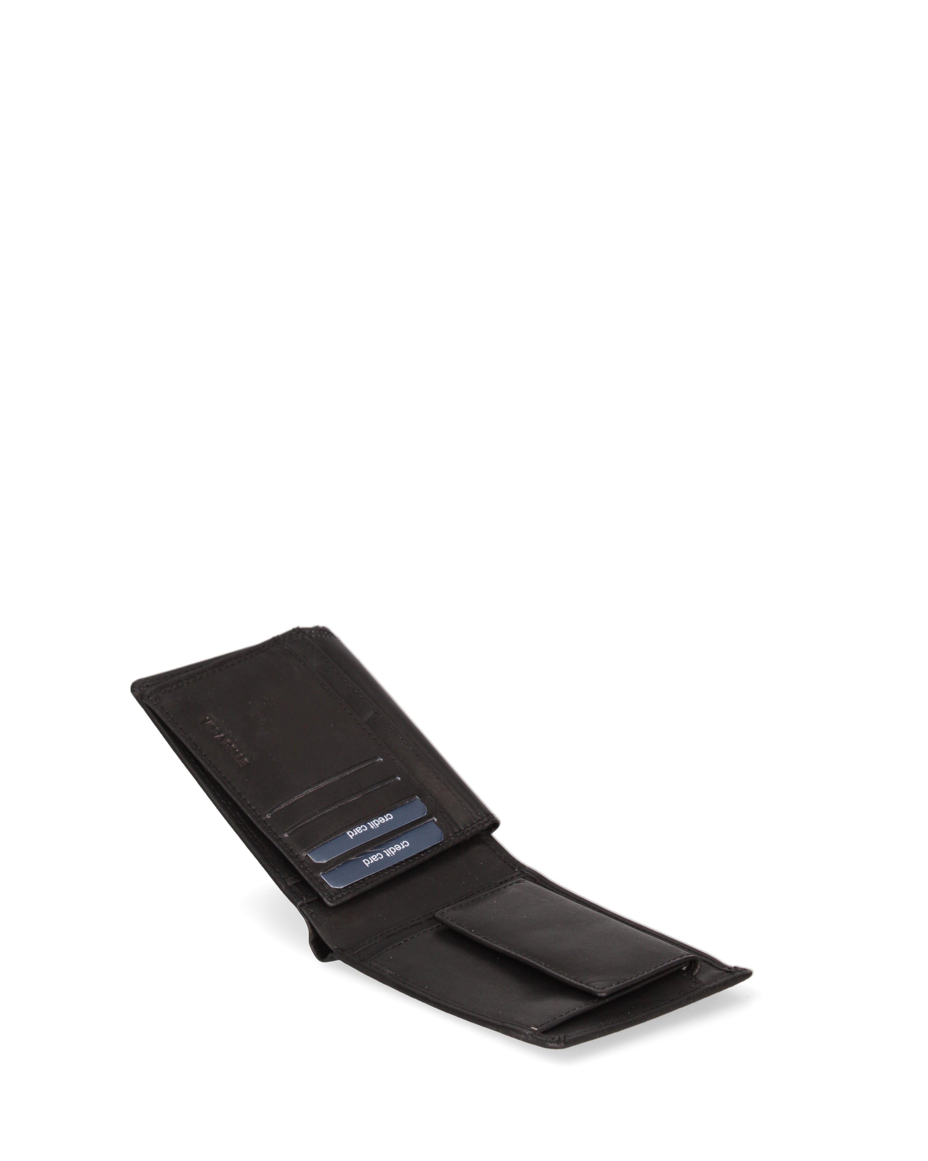 Portafoglio uomo in vera pelle Sfoderato EC7631-04-NERO EC Contemporaly COVERI