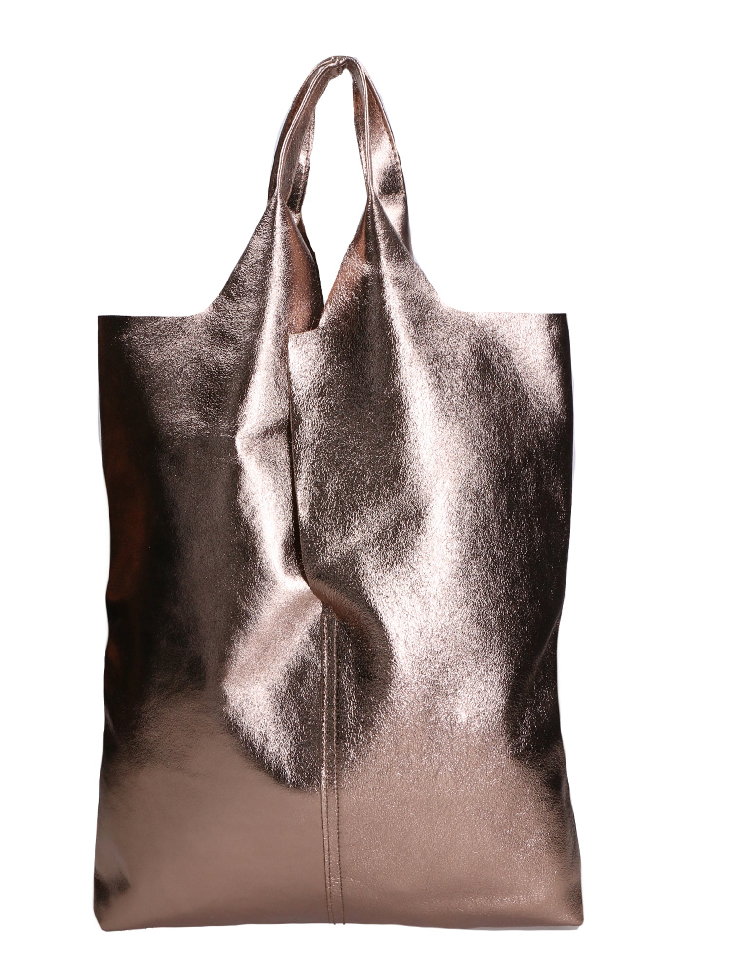 Argenta Borsa a spalla da donna Pelle laminata 05358-L005 BRONZO Gave Lux