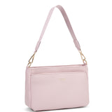 Borsa a spalla da donna 100% pelle vegana PU 703-1PT-LIGHTPINK Diana&co