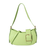 Borsa a spalla da donna 100% vera pelle 07213-L260 PISTACCHIO Roberta Rossi