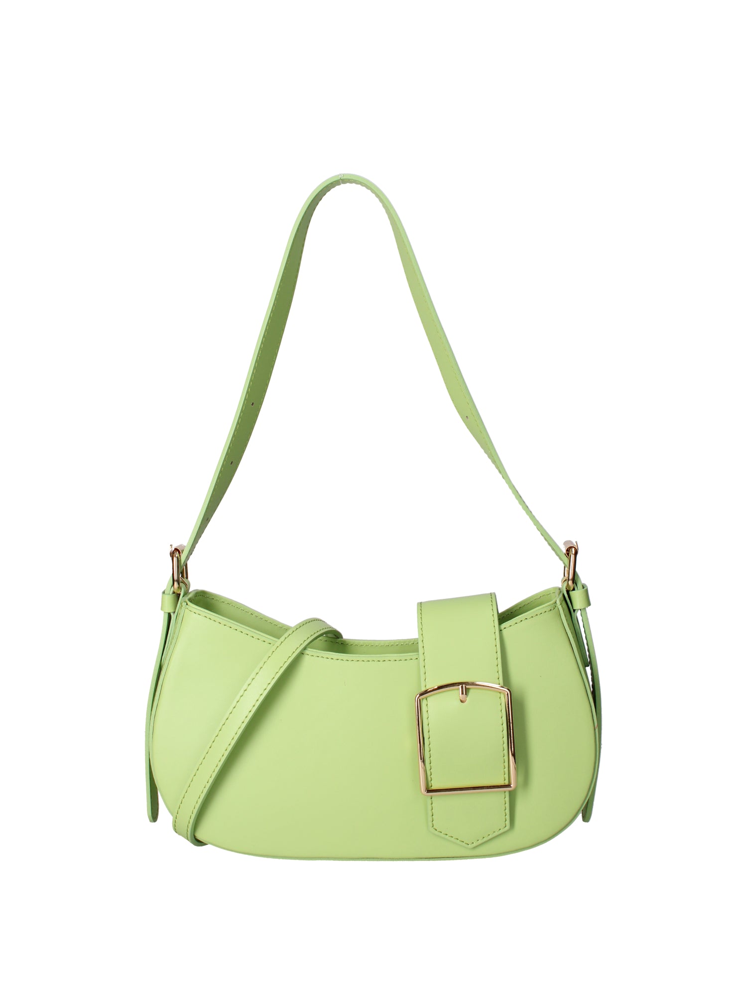 Borsa a spalla da donna 100% vera pelle 07213-L260 PISTACCHIO Roberta Rossi