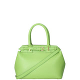 Borsa a mano da donna Vera Pelle 07146-D12 VERDE Viola Castellani