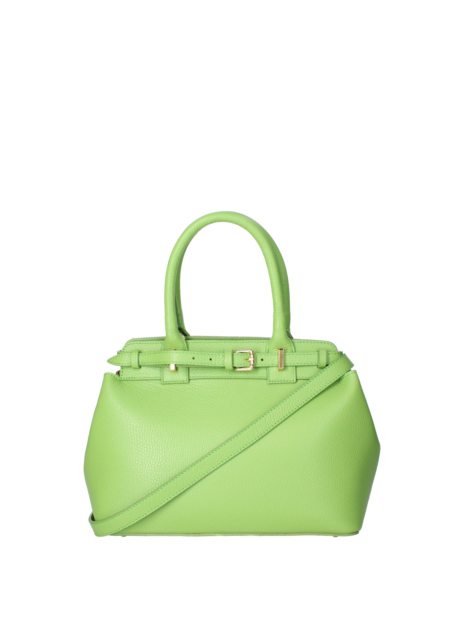 Borsa a mano da donna Vera Pelle 07146-D12 VERDE Viola Castellani