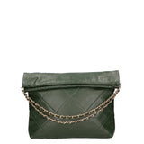 Violante Borsa a spalla donna Vera pelle 06897-S14 VERDE SCURO Gave Lux