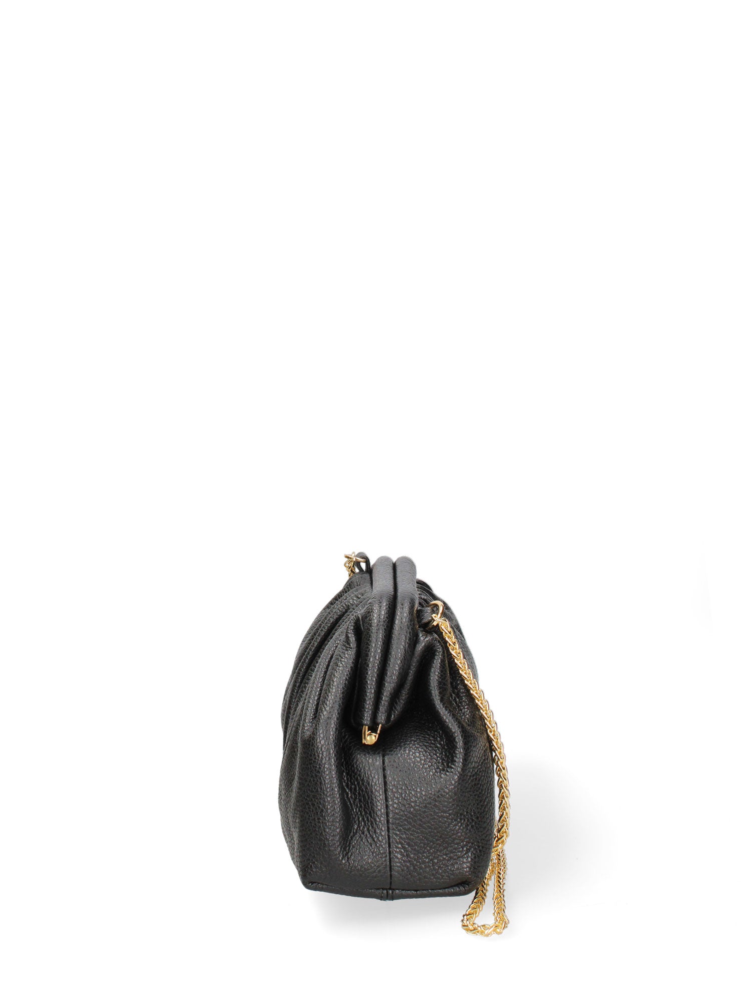 Borsa a tracolla da donna Vera pelle JR-W-1049-BLACK-GOLD John Richmond