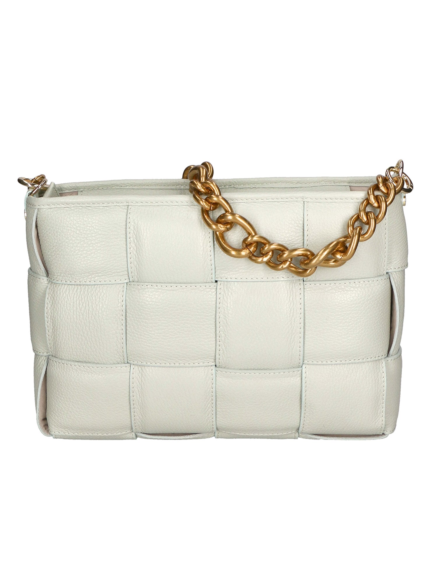 Agostina Borsa a mano da donna Vera pelle 04691-D69 ARTIC TEAL Gave Lux