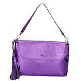 Auralia Borsa a mano da donna Vera pelle 05923-DL45 VIOLA Gave Lux