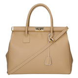 Aleria Borsa a mano da donna Vera pelle 8005-D81 SABBIA Gave Lux
