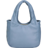 Virna Borsa a mano da donna Vera Pelle 06501-S41 CELESTE SCURO Gave Lux