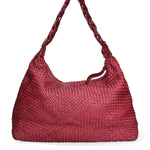 Asteria Borsa a spalla da donna Vera pelle 7799-BORDO Gave Lux
