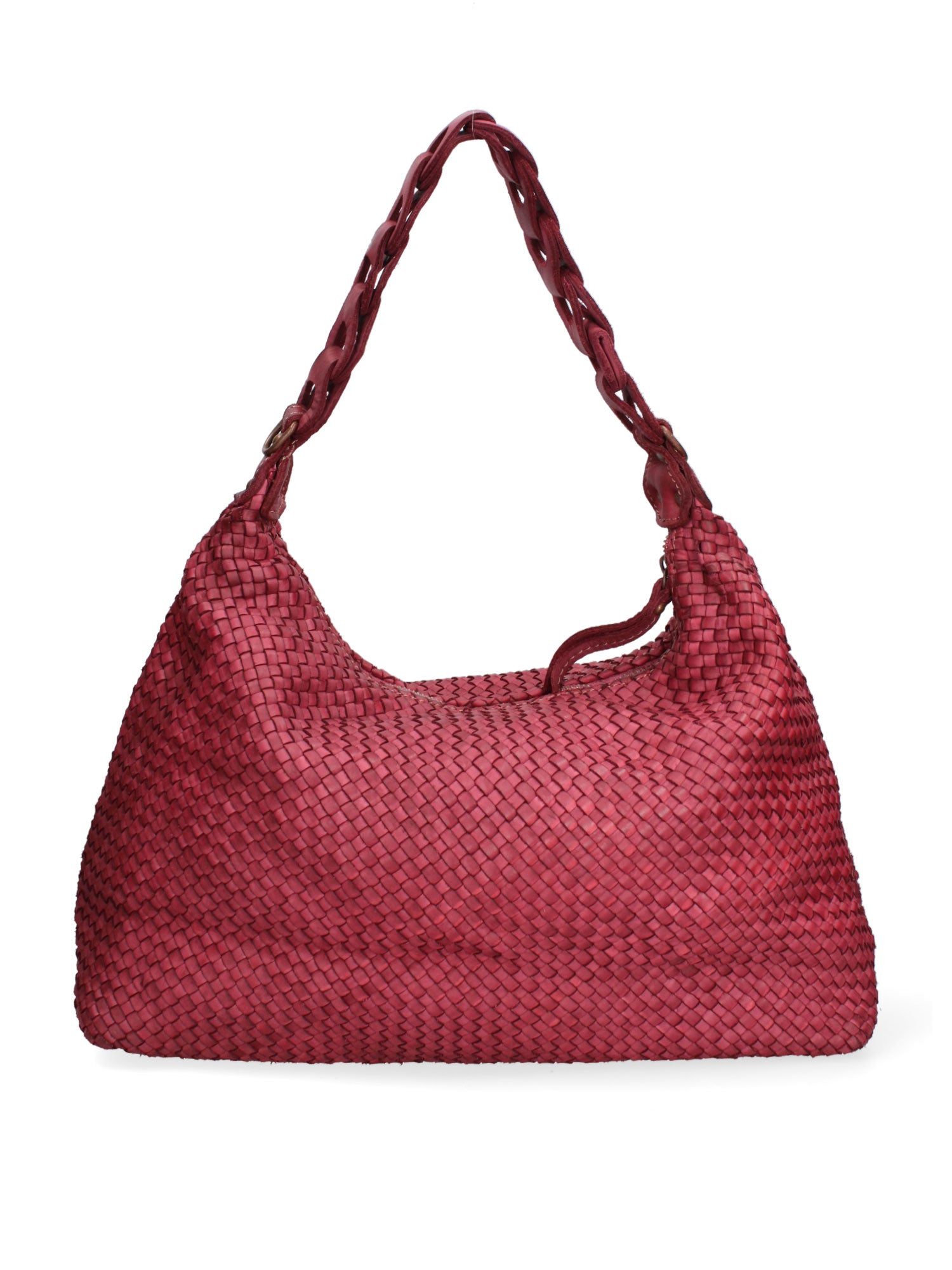 Asteria Borsa a spalla da donna Vera pelle 7799-BORDO Gave Lux