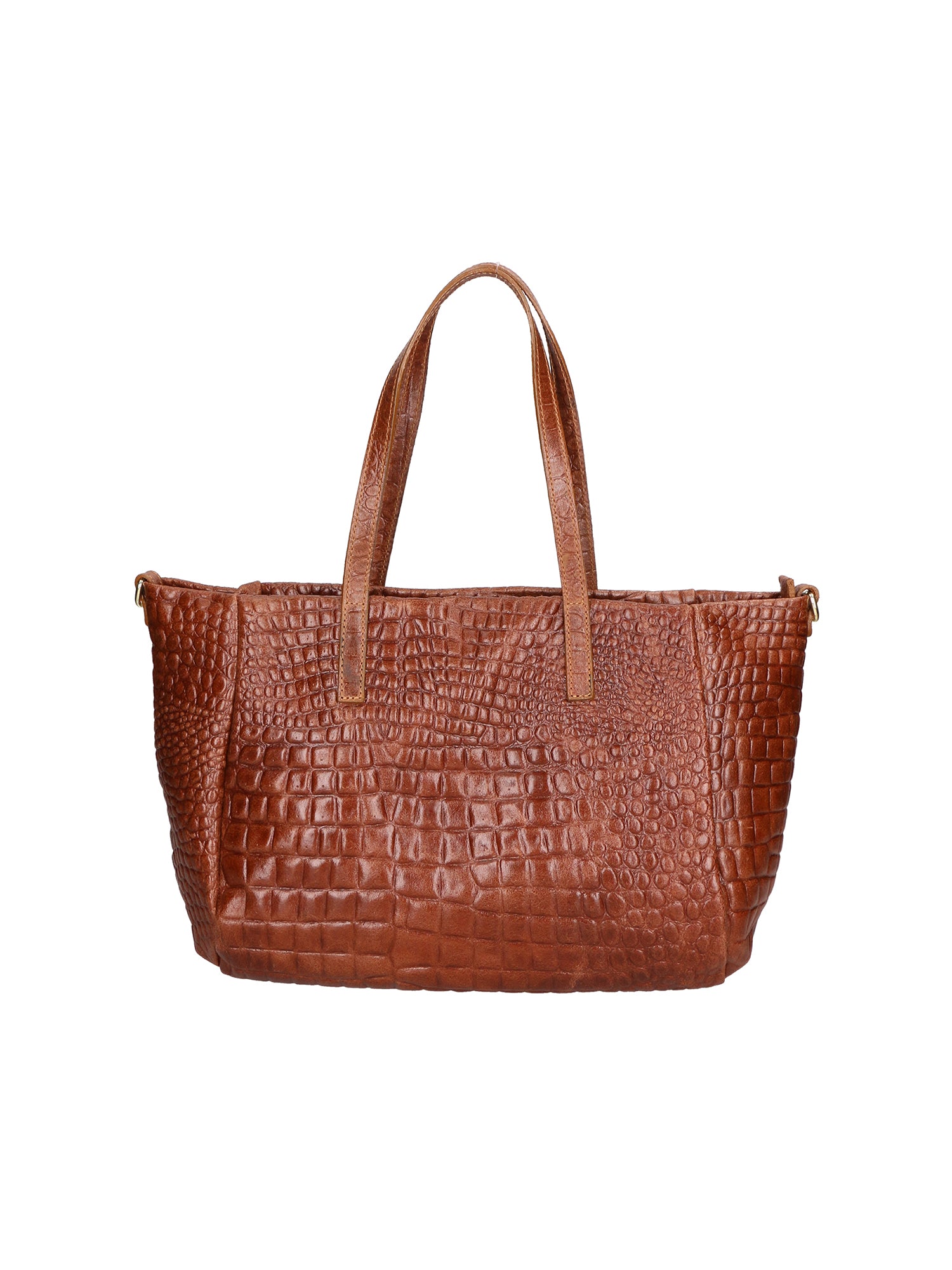 Lorella Borsa a spalla da donna Vera pelle croco 06499-040 MARMO SCURO Gave Lux