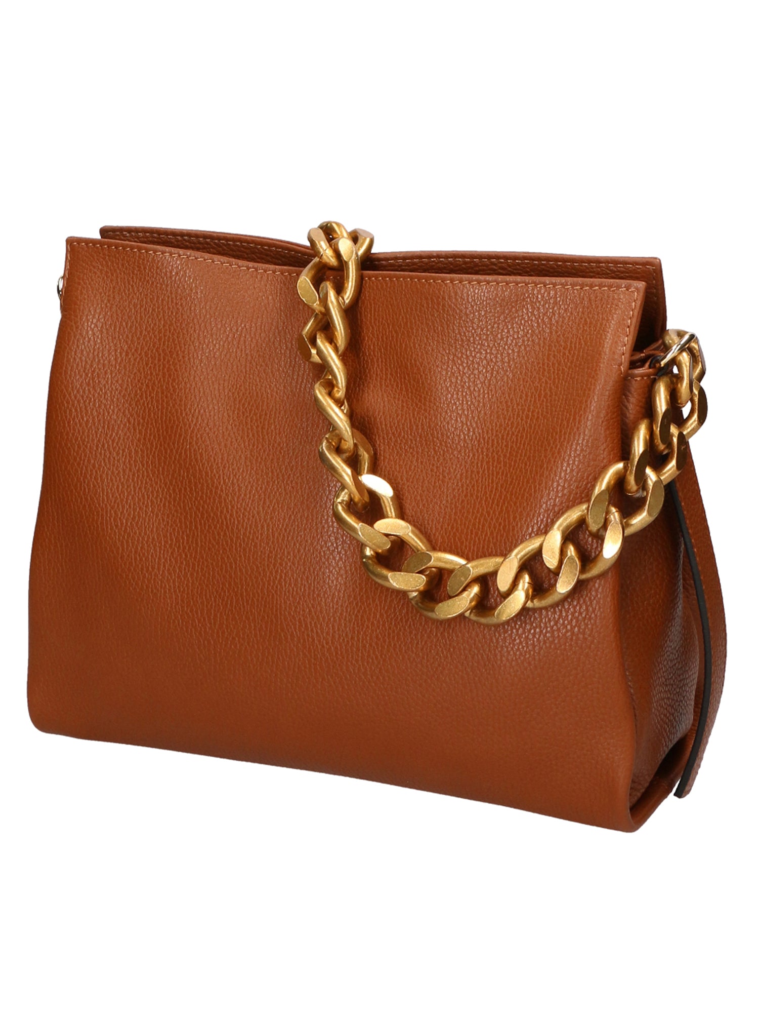 Annalou Borsa a spalla da donna Vera pelle 05417-D17 CUOIO SCURO Gave Lux