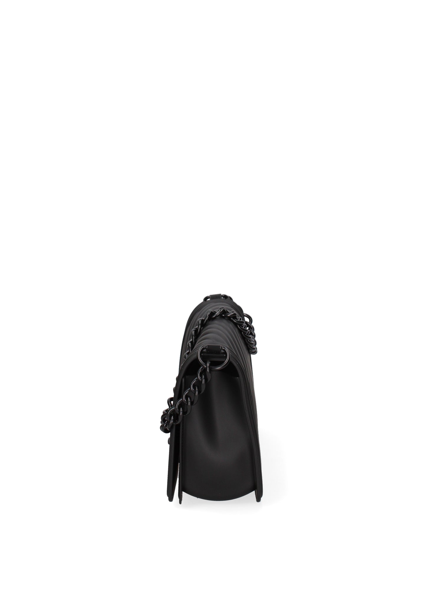 Borsa a mano da donna 100% Pvc FLAT-M 24-BLACK - BLACK Marc Ellis