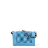 Borsa a mano da donna 100% Pvc FLAT-S-BALL 24-SUGAR BLUE - BRUSH CDF Marc Ellis