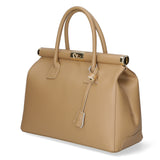 Aleria Borsa a mano da donna Vera pelle 8005-D81 SABBIA Gave Lux