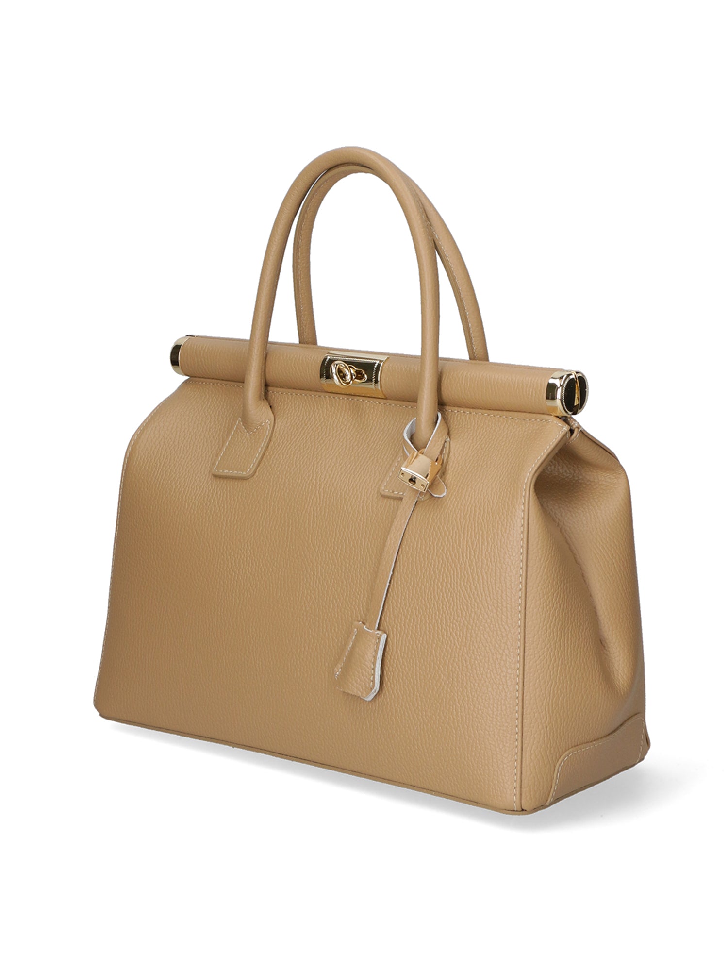 Aleria Borsa a mano da donna Vera pelle 8005-D81 SABBIA Gave Lux