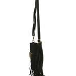 Solana Borsa a tracolla da donna Vera pelle 1518-NERO Gave Lux