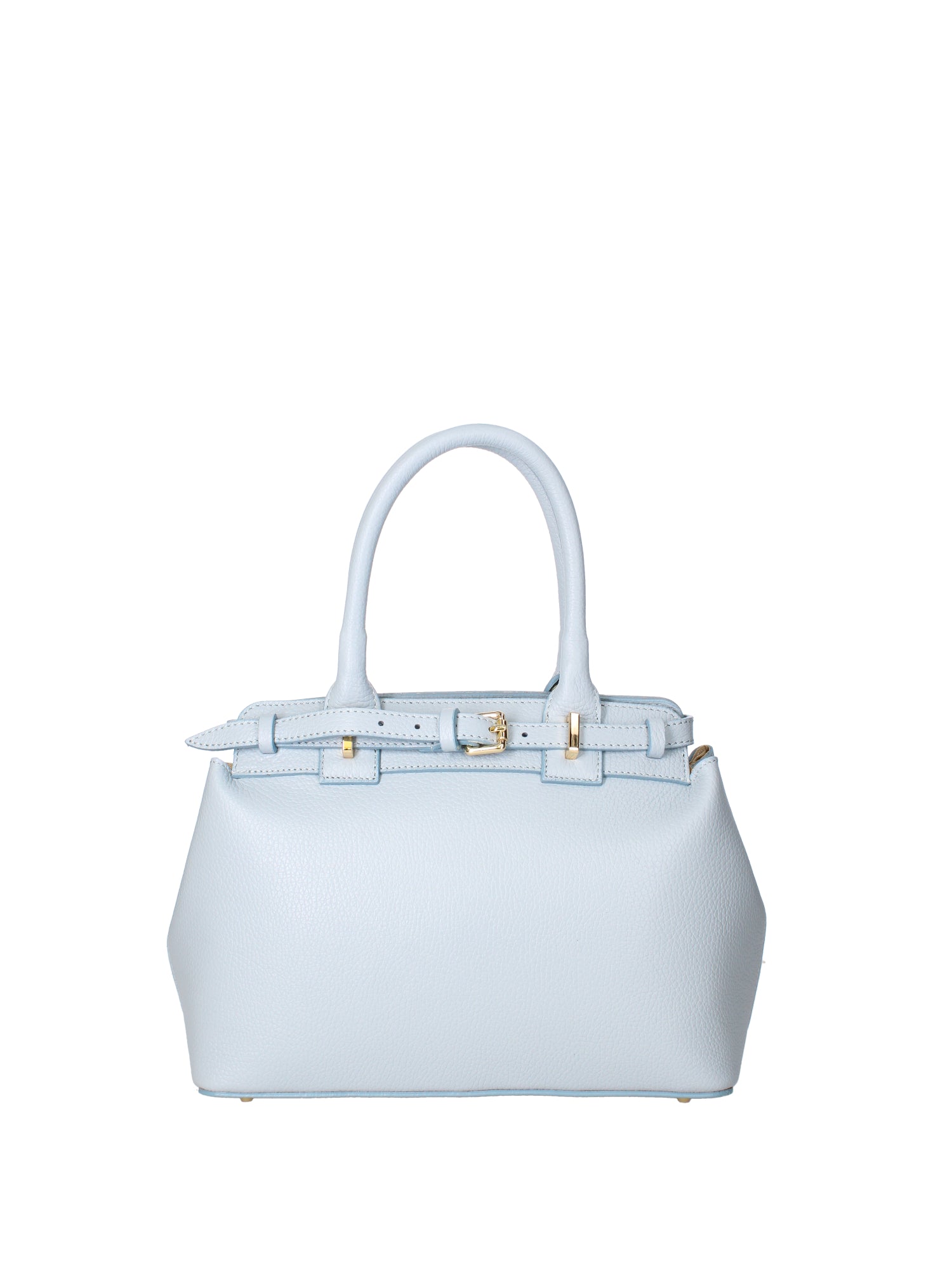 Borsa a mano da donna Vera Pelle 07146-D92 CELESTE Viola Castellani