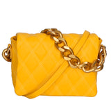 Adriana Borsa a mano da donna Vera pelle 04539-S04 GIALLO Gave Lux