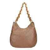 Artemisia Borsa a spalla da donna Vera pelle 05462-S40 TAUPE L015 T.MORO Gave Lux