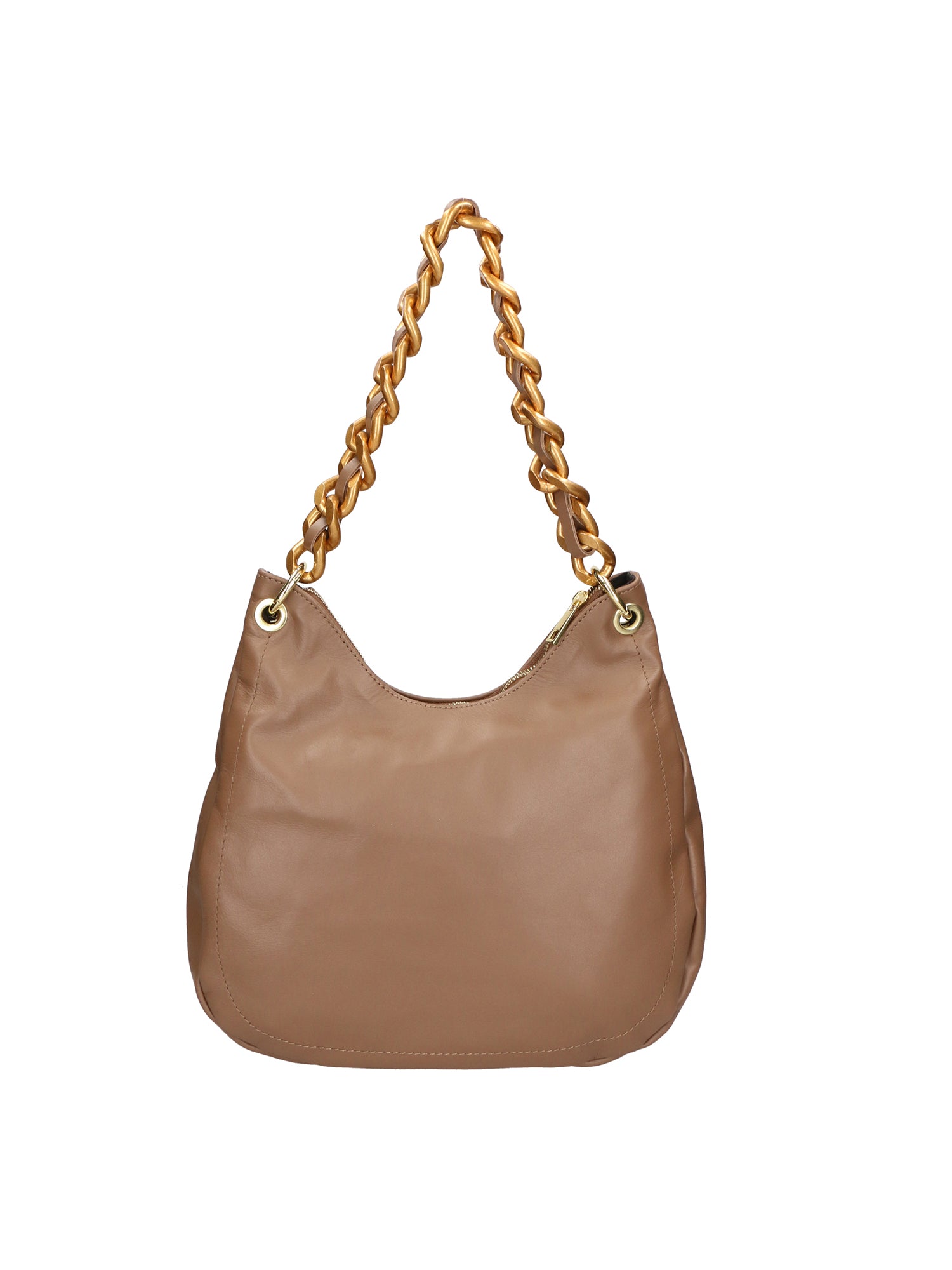 Artemisia Borsa a spalla da donna Vera pelle 05462-S40 TAUPE L015 T.MORO Gave Lux