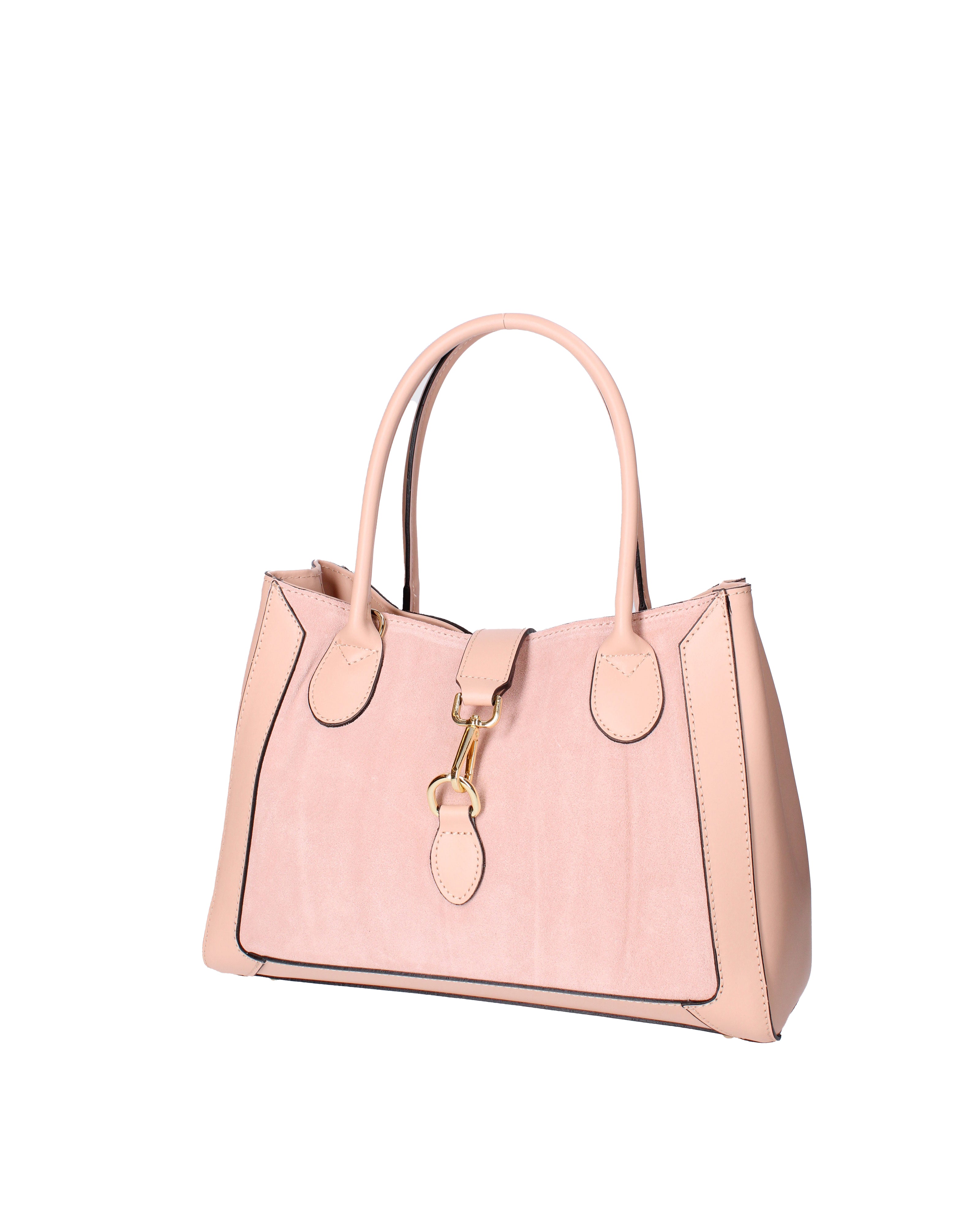 Jordana Borsa a mano da donna Vera pelle e suede 07150-L805 LILLA Viola Castellani