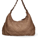 Asteria Borsa a spalla da donna Vera pelle 7799-TAUPE Gave Lux