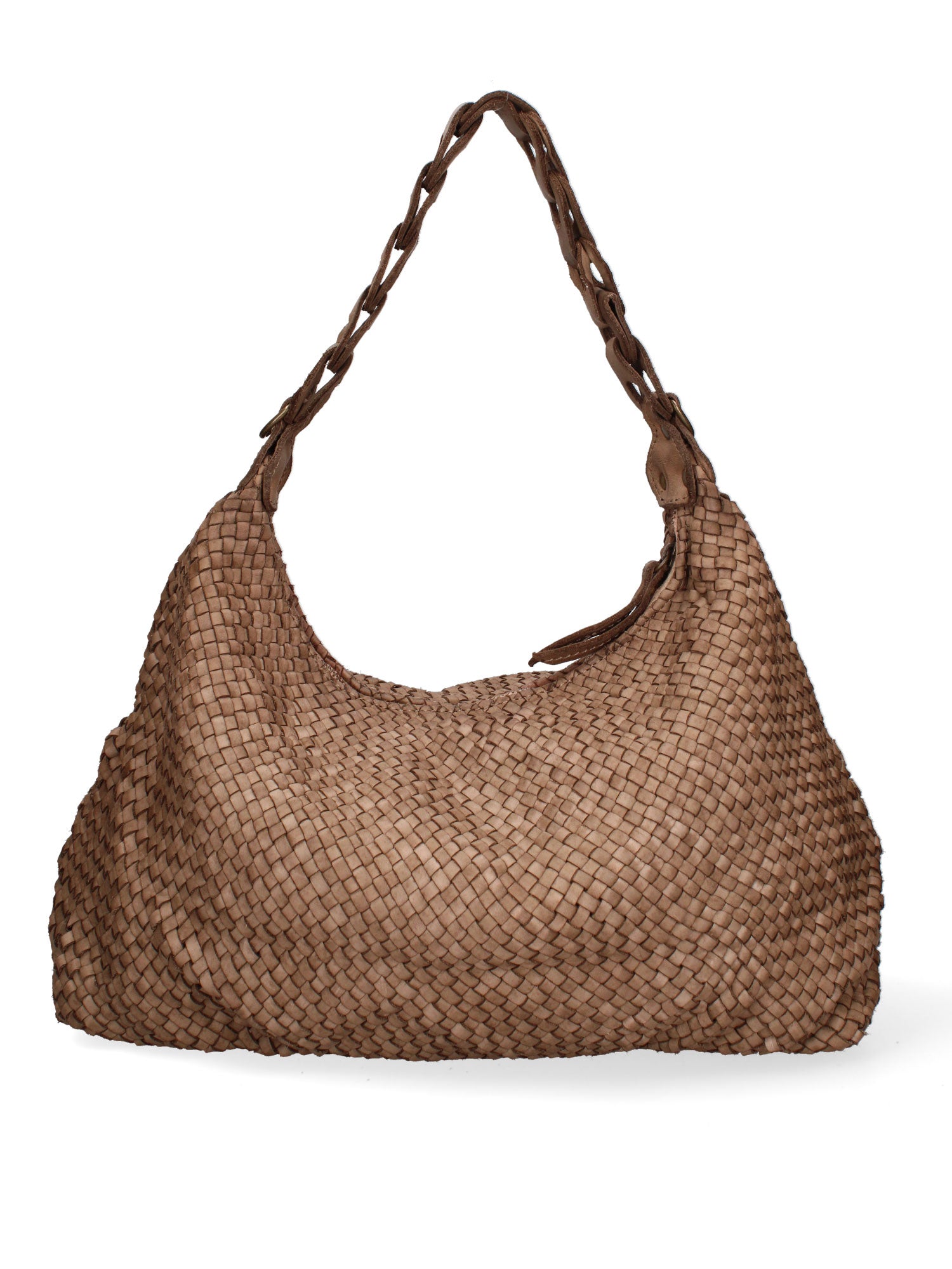 Asteria Borsa a spalla da donna Vera pelle 7799-TAUPE Gave Lux