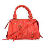 Erisia Borsa a spalla da donna Vera pelle 06091-ROSSO Gave Lux