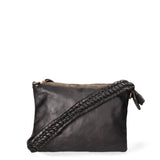 Lucca Borsa a tracolla da donna Vera pelle 1001-D28 NERO Gave Lux
