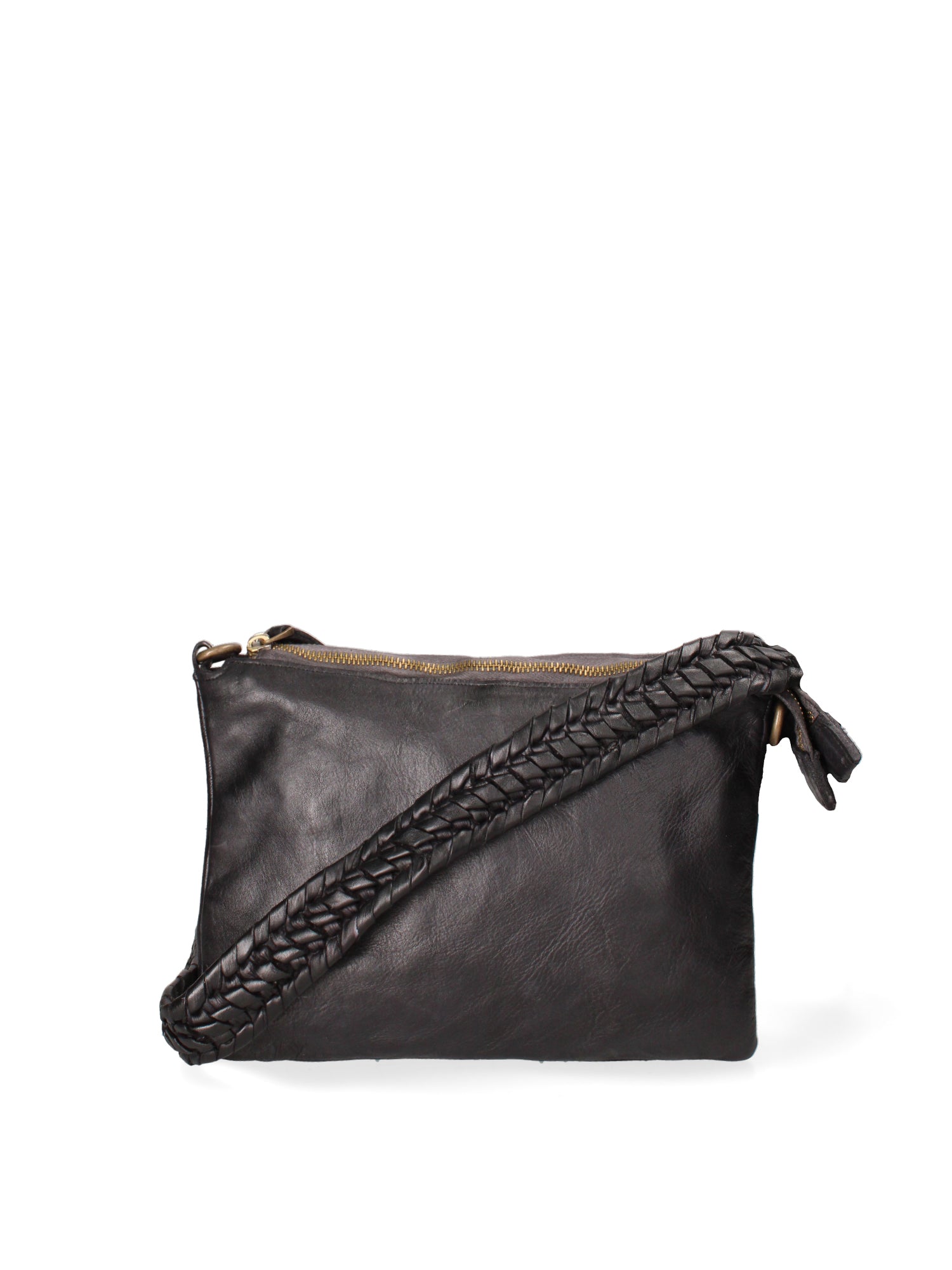 Lucca Borsa a tracolla da donna Vera pelle 1001-D28 NERO Gave Lux