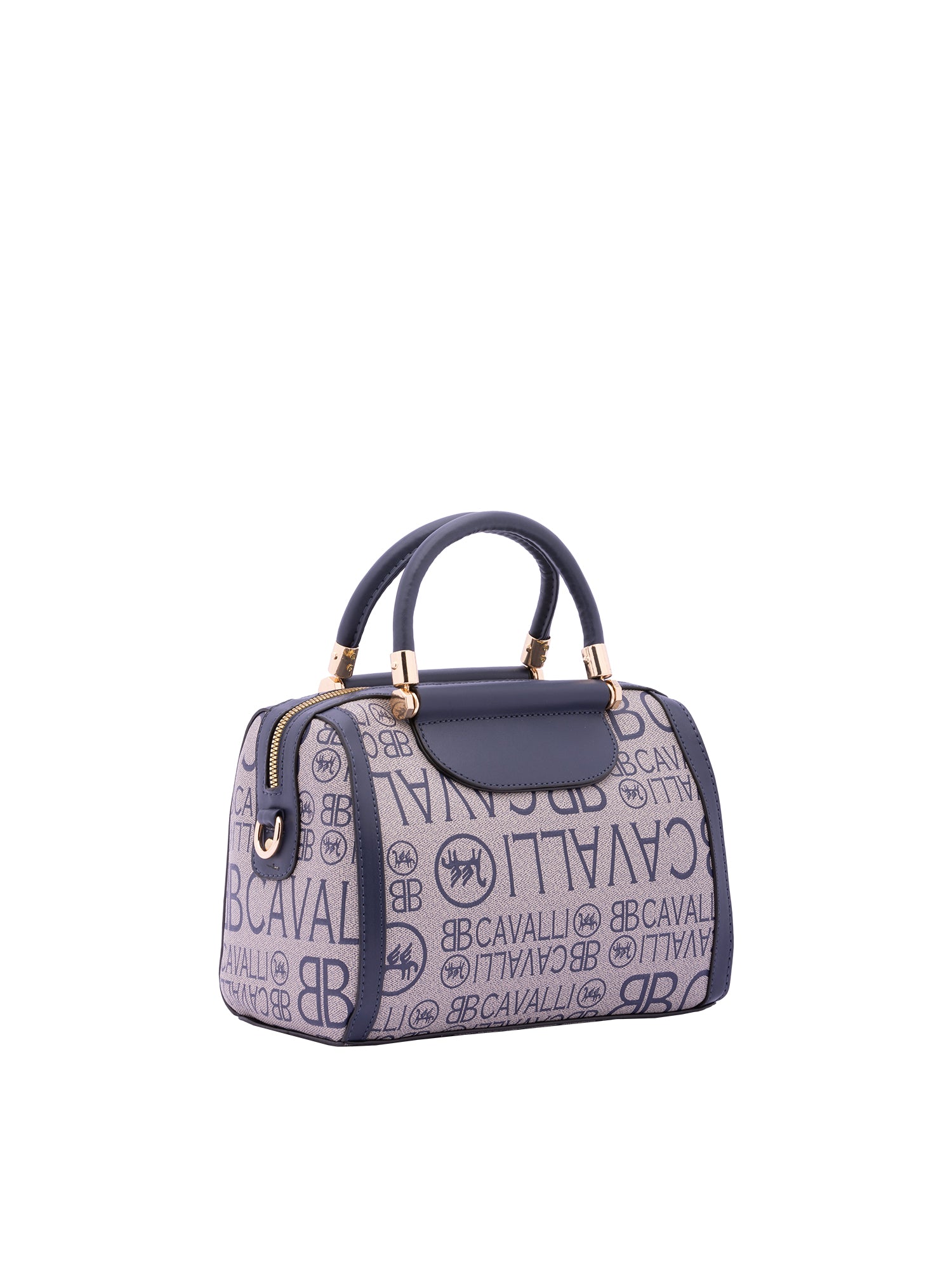 Borsa a bauletto da donna Ecopelle BC1371-BLU B Cavalli