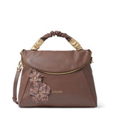 Calanthe Borsa a mano da donna 100% pelle B16963-MARRONE Braccialini