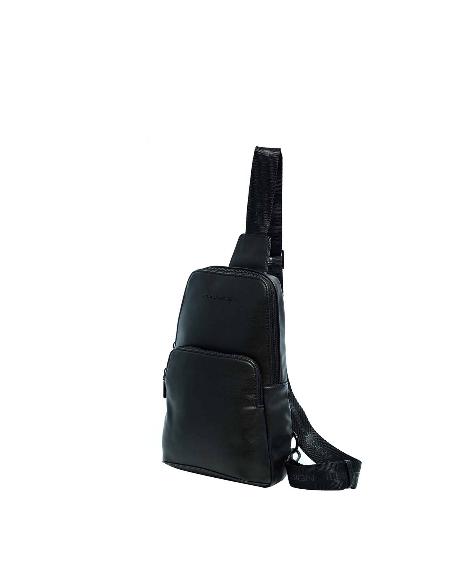 Borsa a tracolla uomo Tessuto e cotone MO-03PU-BLACK Momo Design