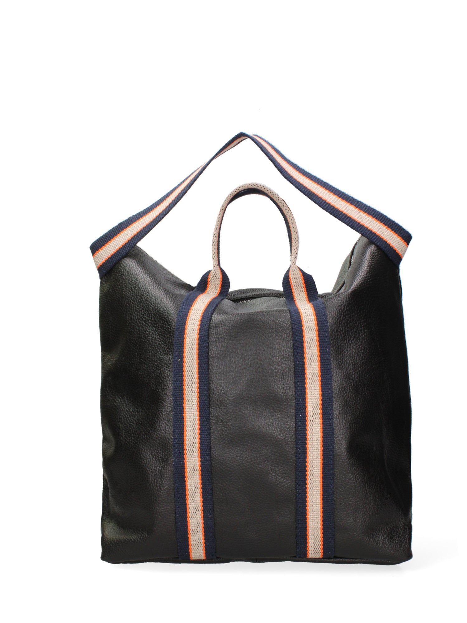Varese Borsa a mano da donna Vera pelle 689746-D28 NERO - BLU Gave Lux