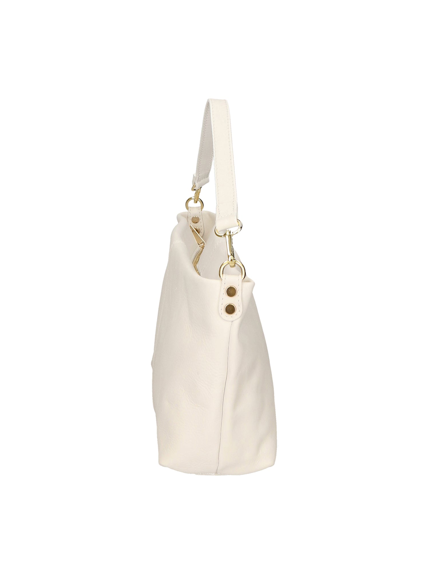 Ginevra Borsa a spalla da donna Vera pelle 05936-S01 BIANCO Gave Lux