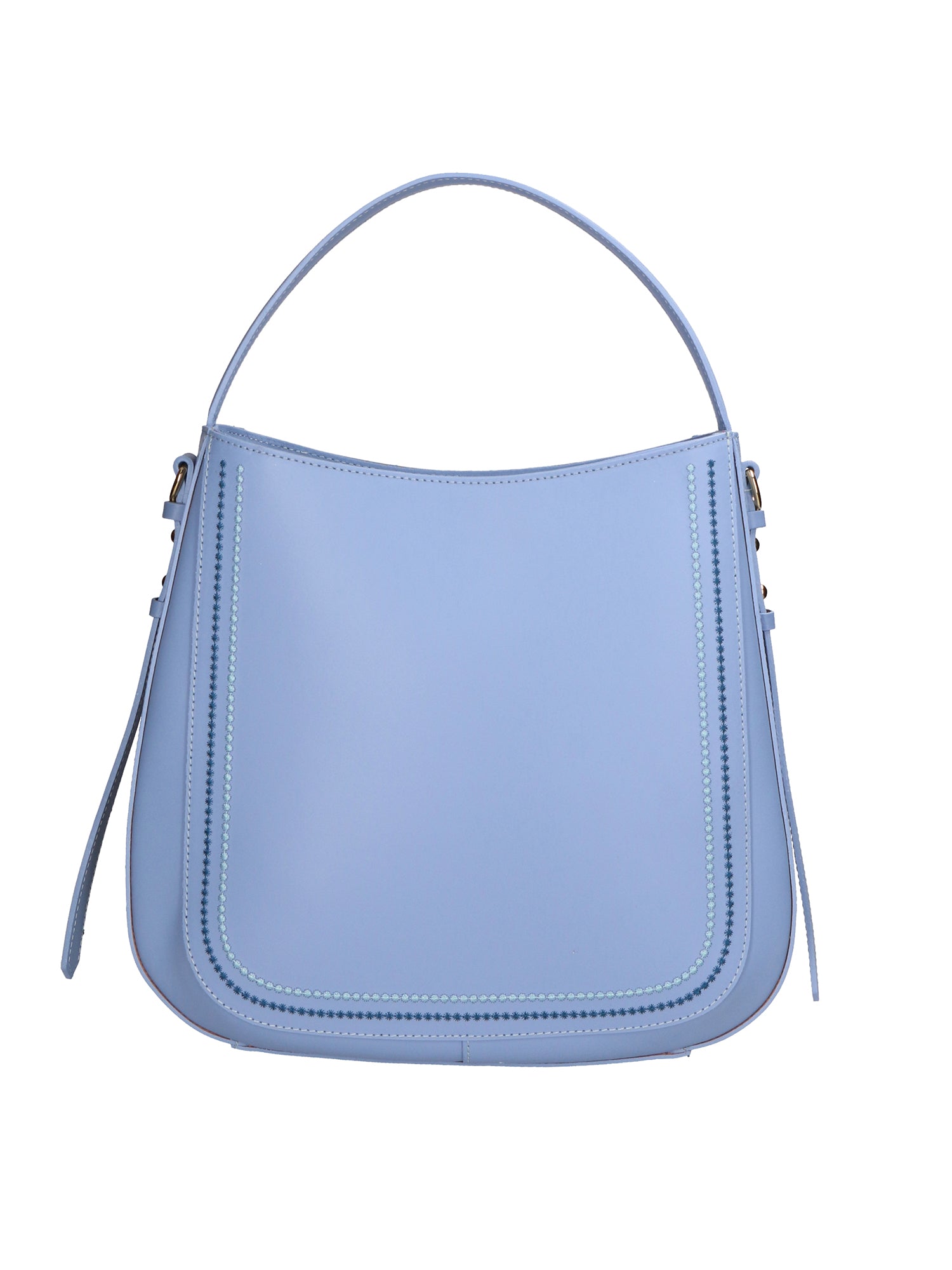 Gisella Borsa a mano da donna Vera pelle 05933-L220 AZZURRO Gave Lux