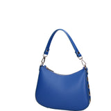 Borsa a spalla da donna 100% pelle ruga 07241-L115 BLUETTE Roberta Rossi
