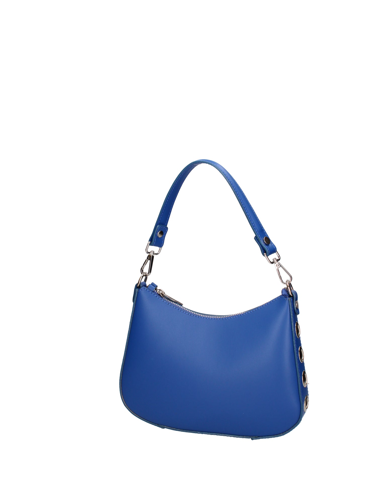 Borsa a spalla da donna 100% pelle ruga 07241-L115 BLUETTE Roberta Rossi
