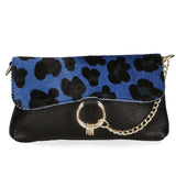 Safira Borsa a mano da donna Vera pelle 04760-LEO G BLU Gave Lux