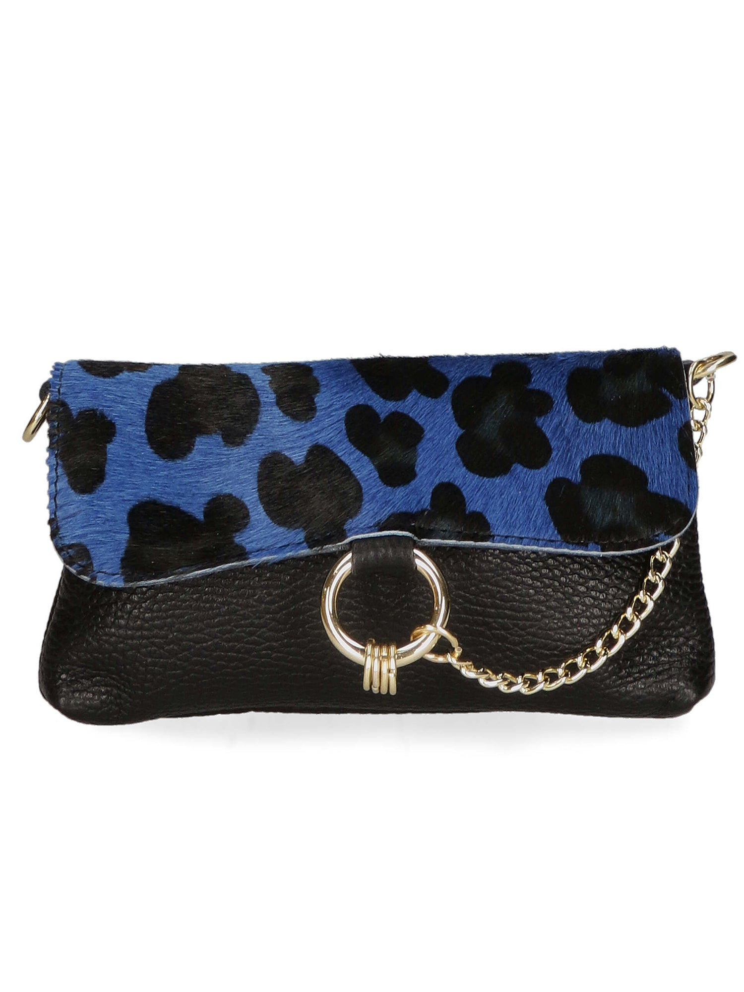 Safira Borsa a mano da donna Vera pelle 04760-LEO G BLU Gave Lux